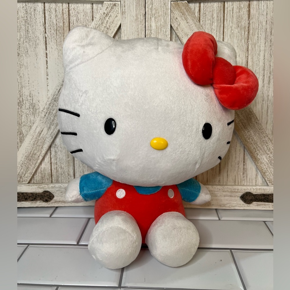 Hello Kitty Plush with Red Bow and Outfit